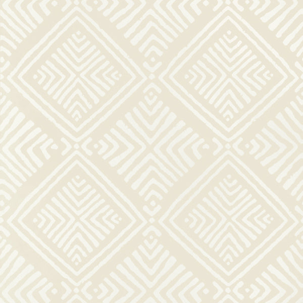 Donavin Diamond, Beige Wallcoverings | Thibaut