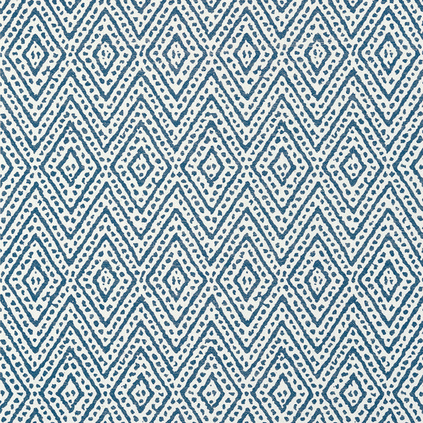 Vero, Navy Wallcoverings | Thibaut
