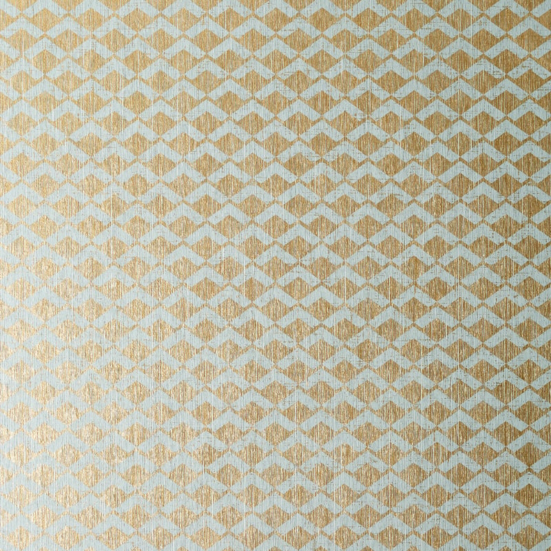 Cashiers, Aqua on Metallic Gold