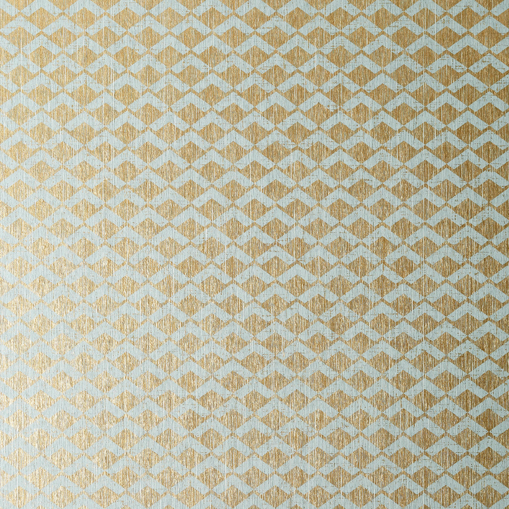 Cashiers, Aqua on Metallic Gold