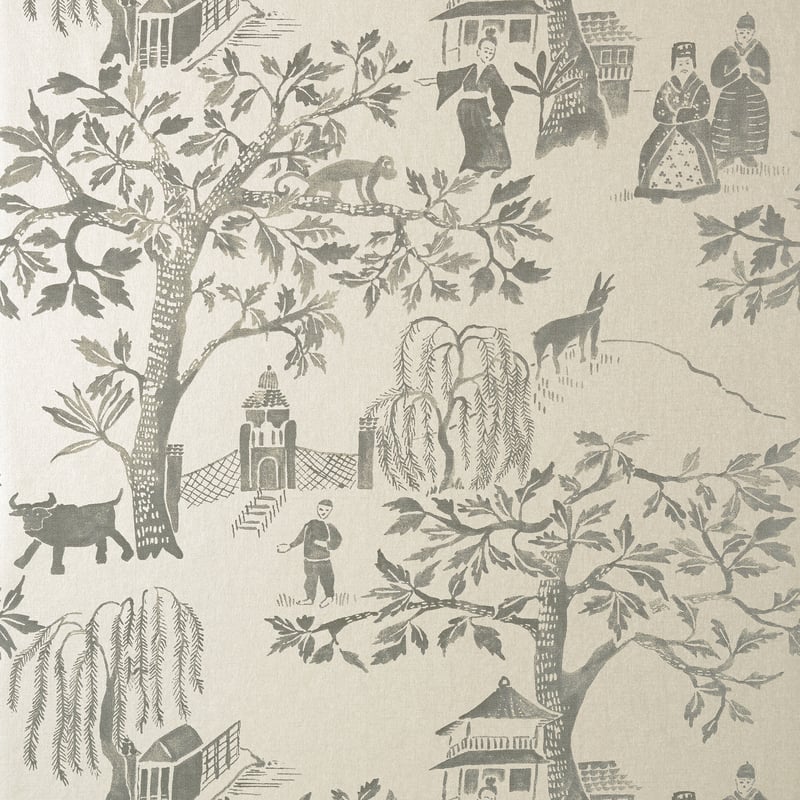 Willow Wood, Grey on Pearl