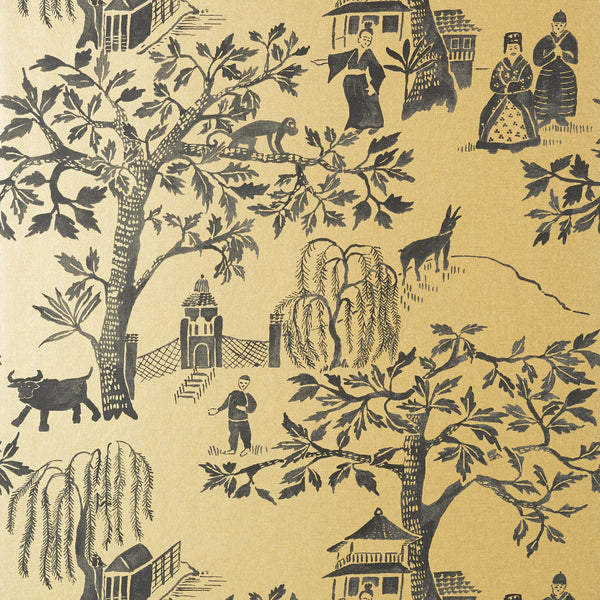 Willow Wood Fabric | Anna French