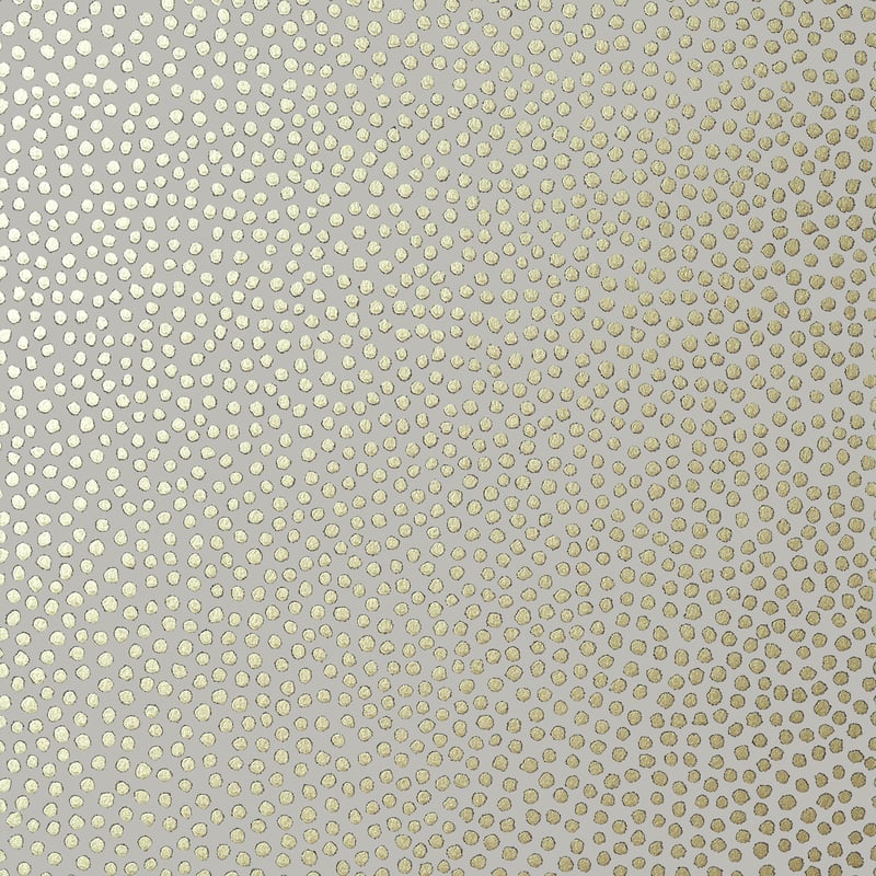 Davis Dot, Metallic Gold on Pewter