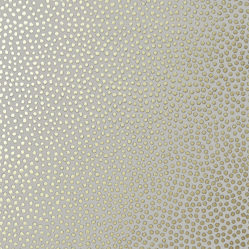 Davis Dot, Metallic Gold on Pewter