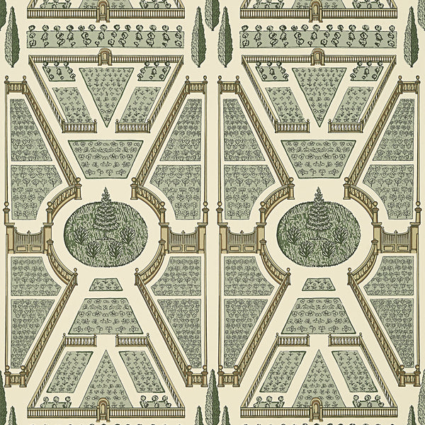 Aerial Garden, Sage Wallcoverings | Thibaut