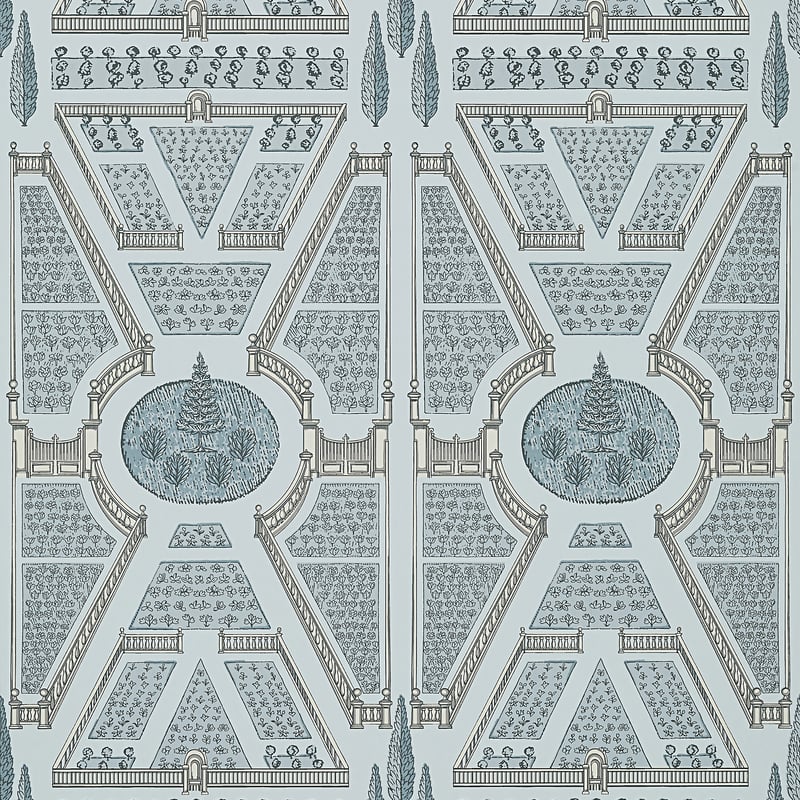 Aerial Garden, Spa Blue
