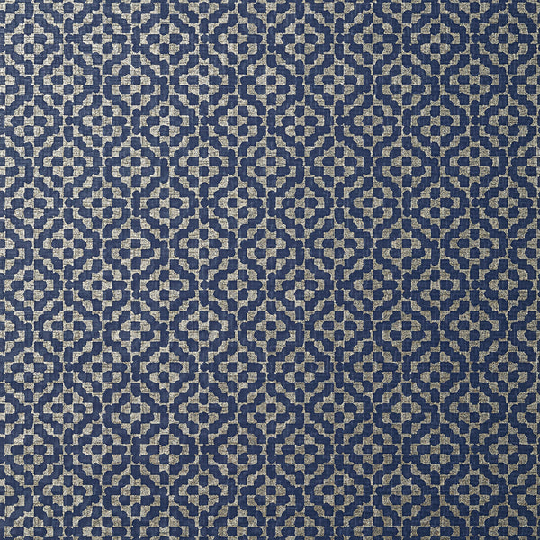 Riva, Navy Wallcoverings | Thibaut