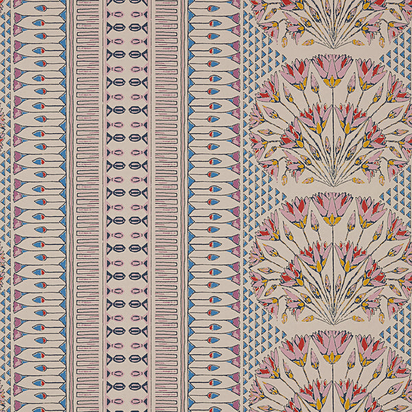 Cairo, Pink and Coral Wallcoverings | Thibaut