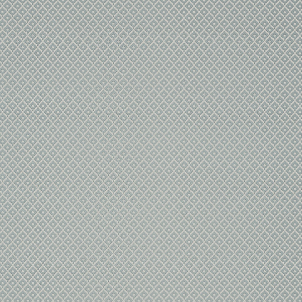 Petit Arbre, Spa Blue on Flax Wallcoverings | Thibaut