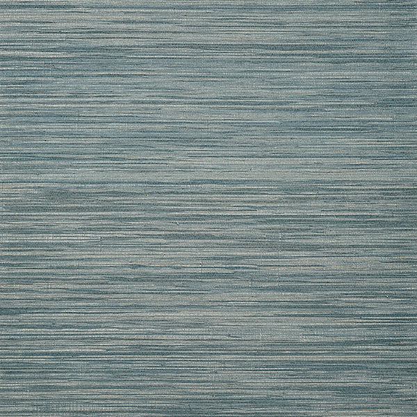 Gaya - Soft Blue Natural Wallcovering | Anna French