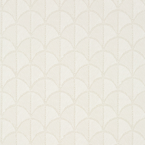 Seton Scallop - Beige Wallcovering | Anna French