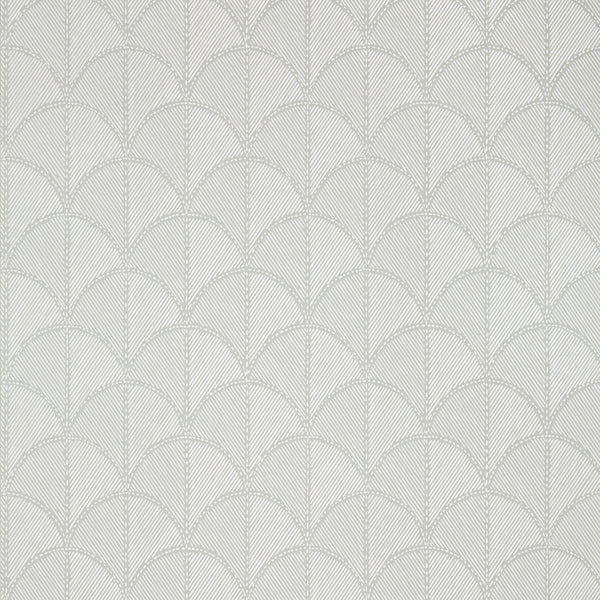 Seton Scallop, Grey Wallcoverings | Thibaut