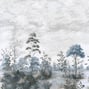 Cumbria Mural, Spa Blue on Pearl