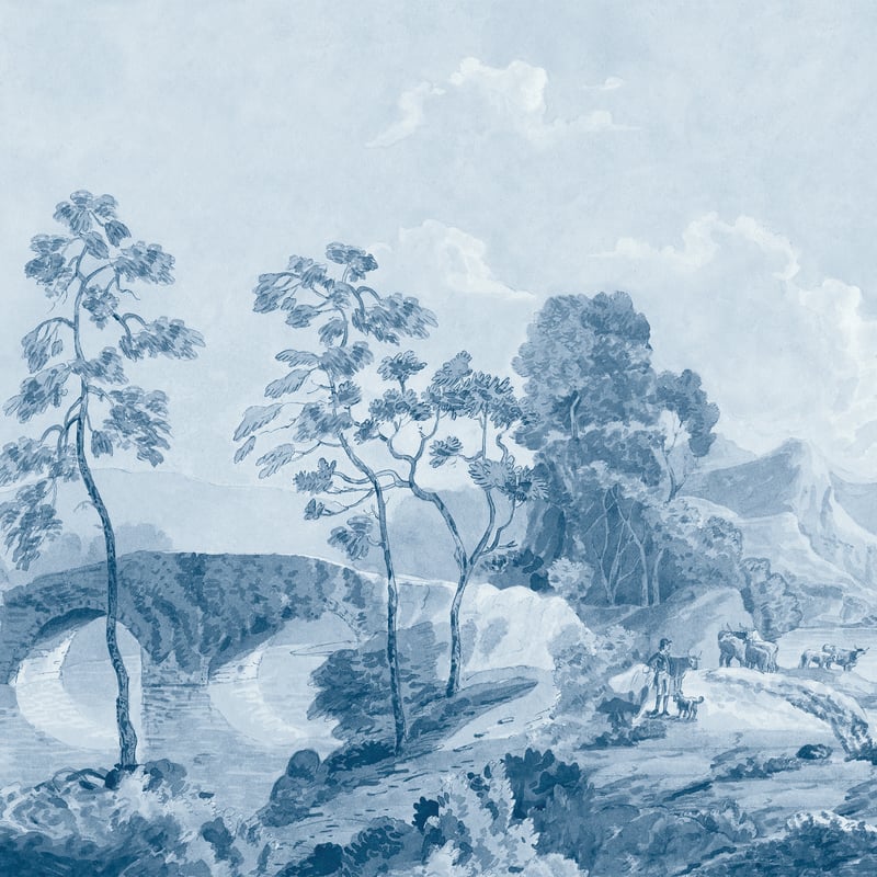 Savery Mural, Blue