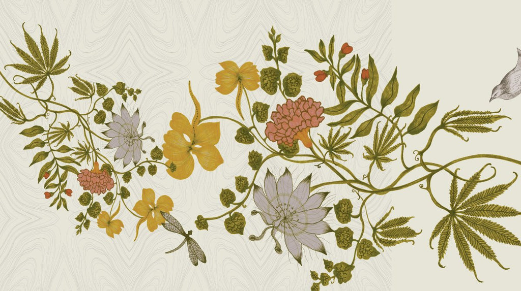 Aunt Jane & Graham  Bone  Wallpaper (Srd-Ajg-05) | Sarah Rowland | Koroseal