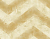 Malibu Hubble Chevron Wallpaper - Transitional Chevron - Metallic Gold and White | Malibu Wallpaper