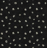 Malibu Hubble Dots Wallpaper - Transitional Polka Dots - Metallic Ebony and Silver | Malibu Wallpaper
