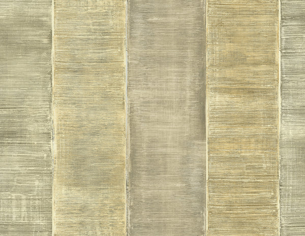 Kepler Stripe Transitional Stripe - Antique Gold | Architectural Wallcoverings