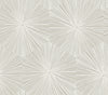 Malibu Chadwick Starburst Wallpaper - Transitional Geometric - Metallic Champagne and Off-White | Malibu Wallpaper