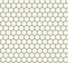 Malibu Curie Geo Wallpaper - Transitional Geometric - Metallic Silver and Black | Malibu Wallpaper