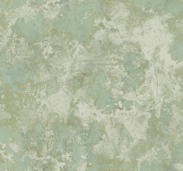 Newton Texture Transitional Abstract - Off-White and Mint | Architectural Wallcoverings
