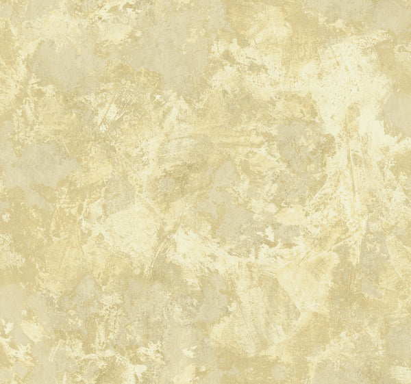 Newton Texture Transitional Abstract - Metallic Gold and Off-White | Architectural Wallcoverings