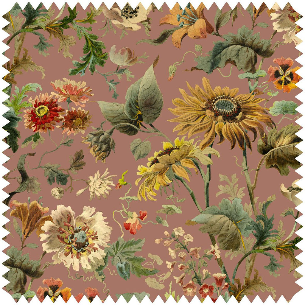 Avalon Cotton Linen Puce-Pink, Sample