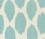 Adras, Turquoise on Silk Matka