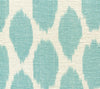 Adras, Turquoise on White