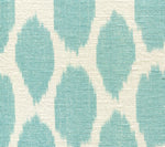 Adras, Turquoise on White