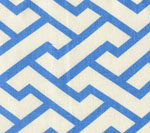 French Blue on Cream