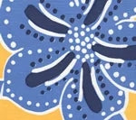 Multi Blues on Yellow