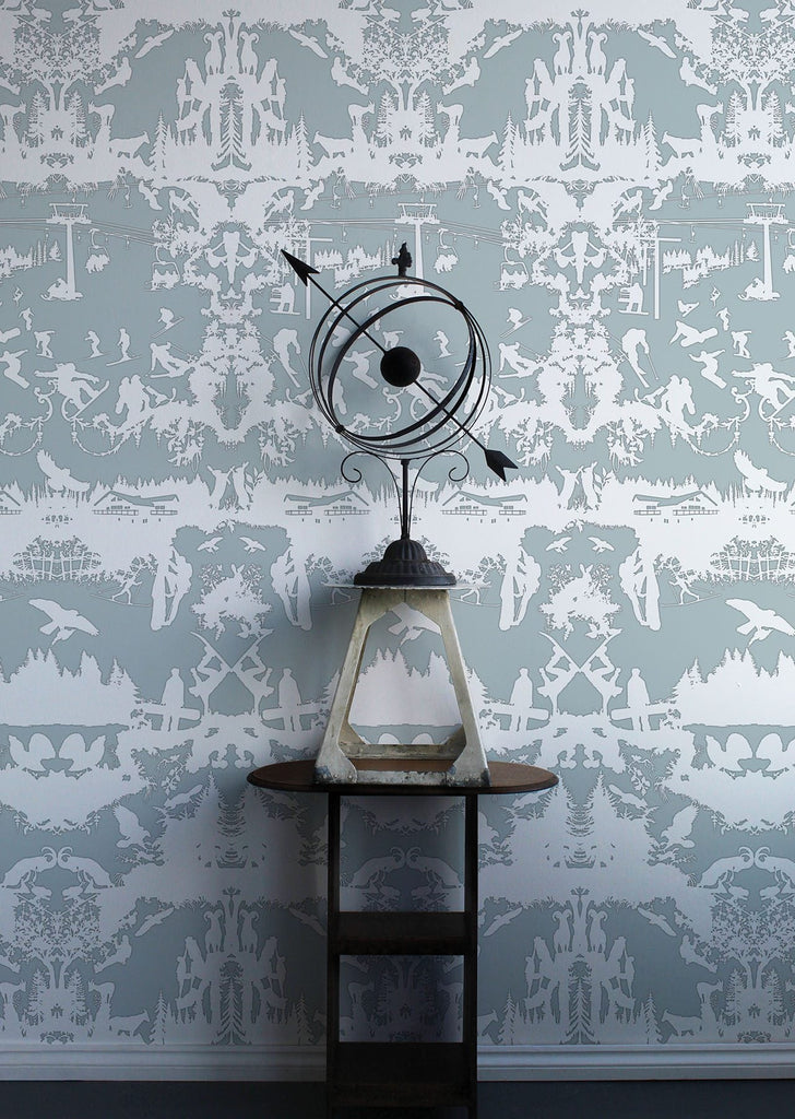 Alpine Toile Sea Blue
