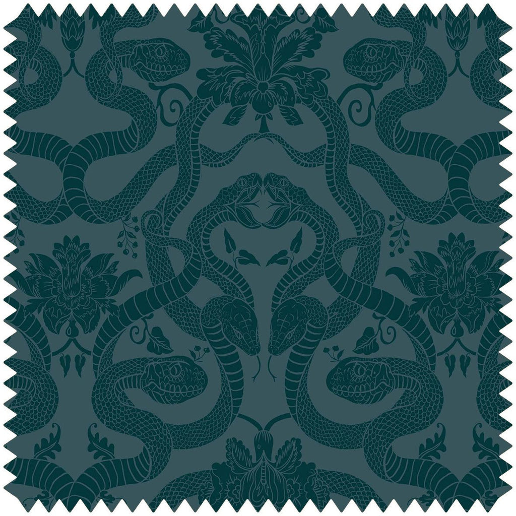 Anaconda Cut-Velvet Petrol, Sample