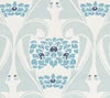Multi Blues on White