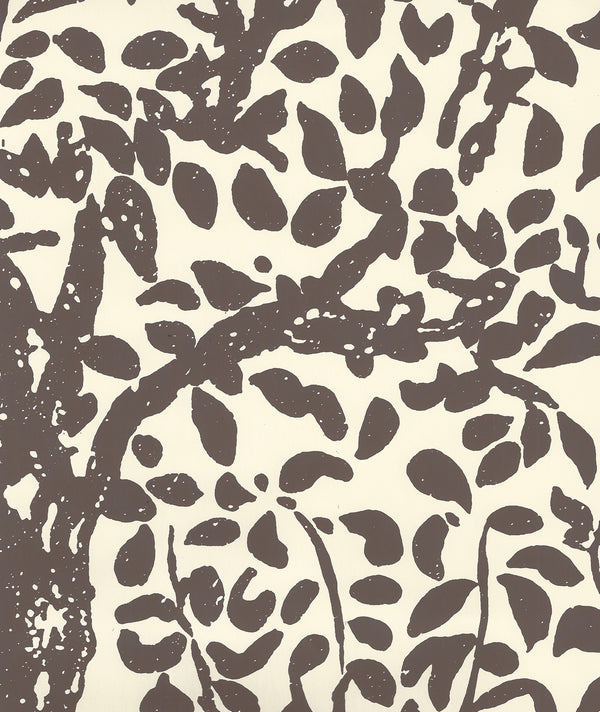 Arbre De Matisse Brown on Off White Screen Printed | China Seas