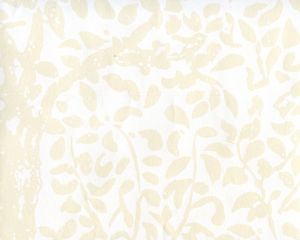 Arbre De Matisse Reverse White on Off White Screen Printed | China Seas
