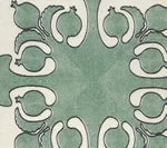 Green Charcoal on Cream Wallcoverings | Home Couture