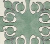 Green Charcoal on Cream