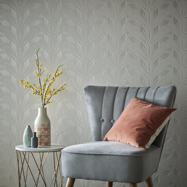Astoria - Ivory Cream Wallcovering | 1838 Wallcoverings