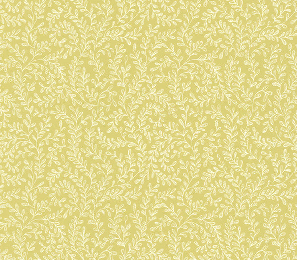 Audley - Yellow Wallcovering | 1838 Wallcoverings