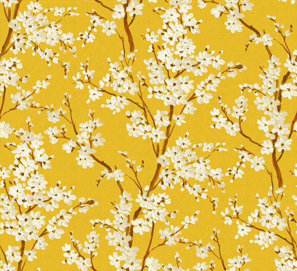 Cherry Blossom Amber, Amber Wallcoverings | Coordonné