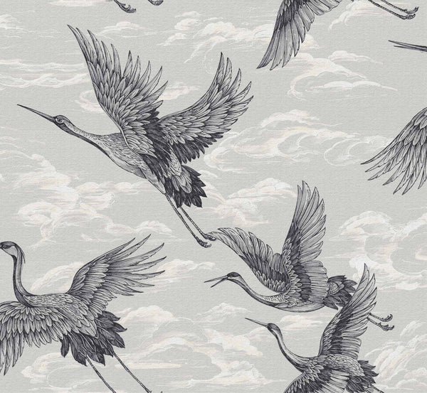 Imperial Ibis Swan, Swan Wallcoverings | Coordonné