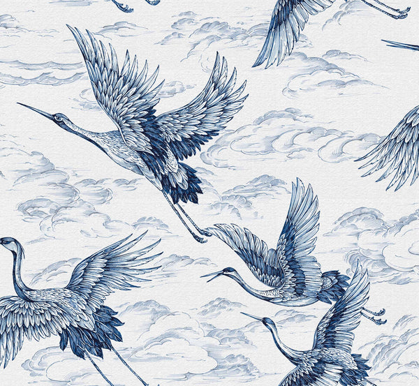 Imperial Ibis Sapphire, Sapphire Wallcoverings | Coordonné