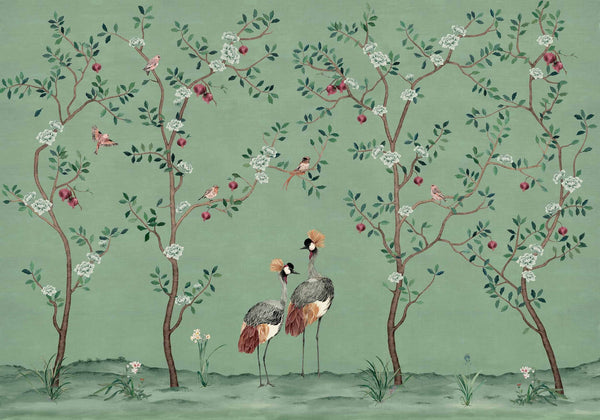 Crowned Crane Turquoise | Coordone Europe