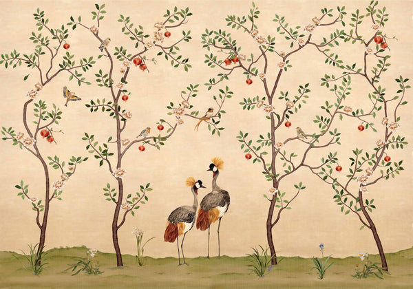 Crowned Crane Nacre | Coordone Europe