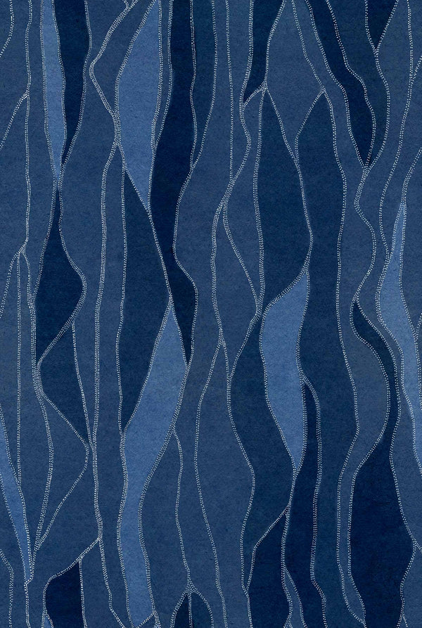 Collage (Pointillism) Lapislazuli, Lapislazuli Wallcoverings | Coordonné