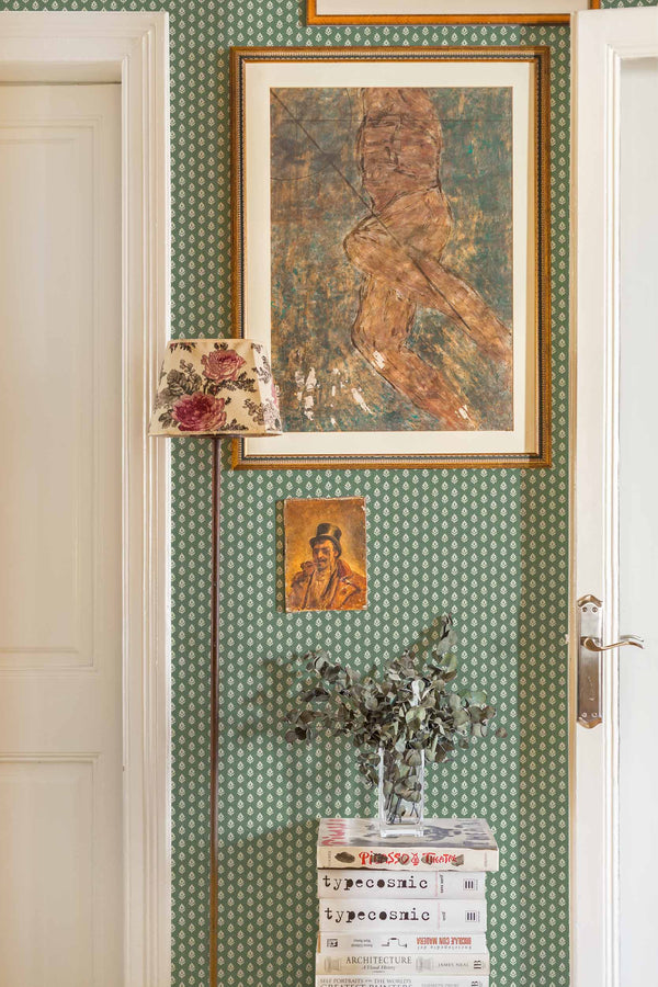 Clover Emerald, Emerald Wallcoverings | Coordonné