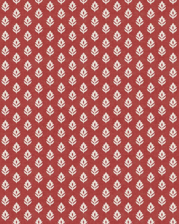 Clover Vermillion, Vermillion Wallcoverings | Coordonné
