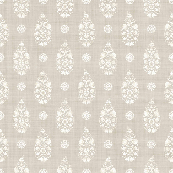 Paisley Taupe, Taupe Wallcoverings | Coordonné